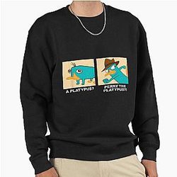 Phineas and Ferb a Perry the Platypus Pullover Sweatshirt