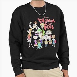Call Me D Is Phineas And Ferb The Group Logo Nice Gift For Fan Pullover Sweatshirt