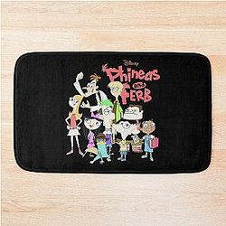 Call Me D is Phineas and Ferb the group logo nice for fan bath mat