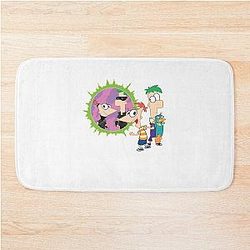 Phineas and Ferb Love You Bath Mat