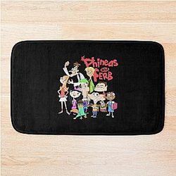 Phineas and Ferb the Group Logo Bath Mat
