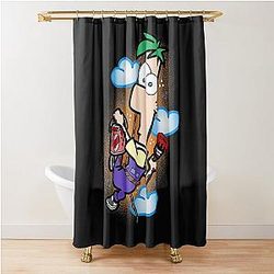 Phineas and Ferb 6 Shower Curtain