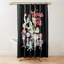 Call Me D Is Phineas And Ferb The Nice Gift For Fan Shower Curtain