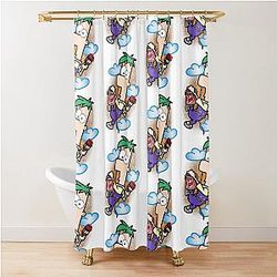 Phineas and Ferb Shower Curtain