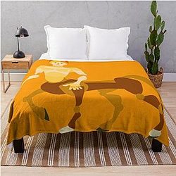 Cartoon Centaur Pinocchio Looks Suspiciously Throws a Blanket