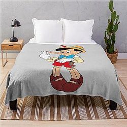 Pinocchio Throw Blanket
