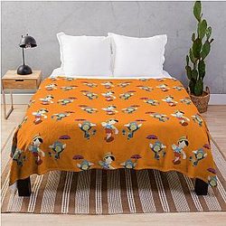 Pinocchio and Jiminy Cricket Throw Blanket