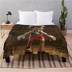 The Pinocchio Throw Blanket