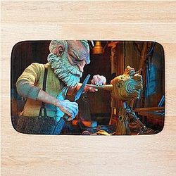 Pinocchio 3 Father Son 2022 Bath Mat