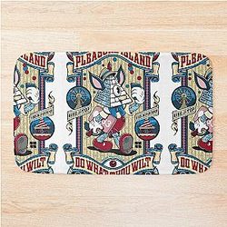Pleasure Island Dark Pinocchio Gothic Bath Mat