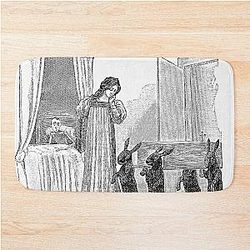Four Rabbits and Pinocchio Bath Mat