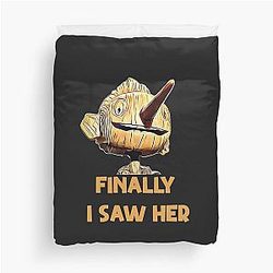 Guillermo Del Toro Pinocchio FINALLY I SAW Duvet Cover