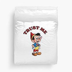 Pinocchio Trust Me Duvet Cover