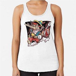 Pinocchio the arsonist Racer back Tank Top
