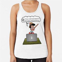Pinocchio Terms and Condition Tank Top