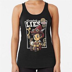 Pinocchio Steampunk Racerback Tank Top