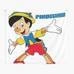 Pinocchio Cartoon Movie Tapestry