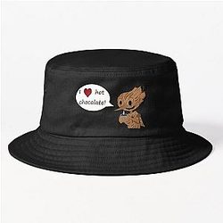 Guillermo Del Toro Pinocchio with a warm cup of cocoa Bucket Hat