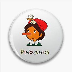 Pinocchio 70s Pin
