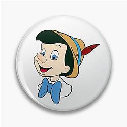 Pinocchio Smile Pin