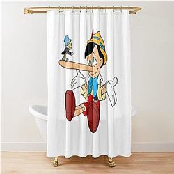 Jiminy Cricket Angered Pinocchio Shower Curtain