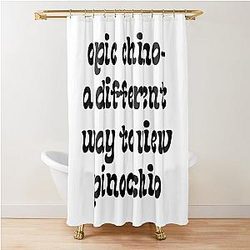 Funny Pinocchio Shower Curtain