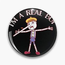 Shrek Pinocchio I'm A Real Boy Pin