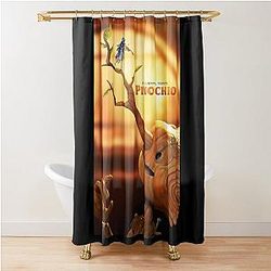Guillermo del Toro Pinocchio Shower Curtain