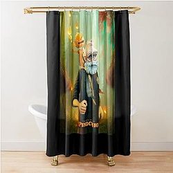 Guillermo del Toro Pinocchio Shower Curtain