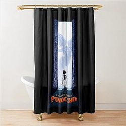 Guillermo del Toro Pinocchio Shower Curtain