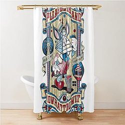 Pleasure Island Dark Pinocchio Occult Goth Shower Curtain