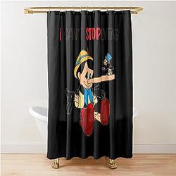 I Can Stop Lying Pinocchio Shower Curtain