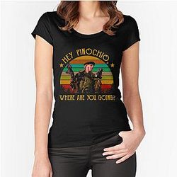 The Burbs Pinocchio Where Are You Going Fitted Scoop Tee