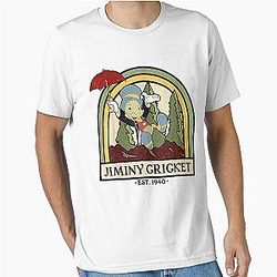 Pinocchio Jiminy Cricket Essential T-Shirt Established 1940