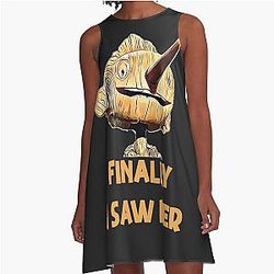 Guillermo Del Toro Pinocchio, FINALLY I SAW HER A-Line Dress