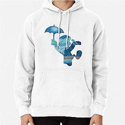 Watercolor Jiminy Cricket Pinocchio Pullover Hoodie