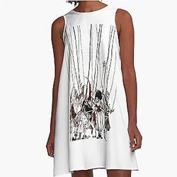 Pinocchio and marionette A-Line Dress