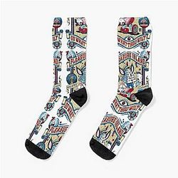 Pleasure Island Dark Pinocchio Occult Gothic Socks