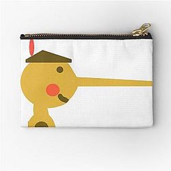 Pinocchio zipper pouch