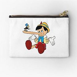Jiminy Cricket angry with Pinocchio Zipper Pouch
