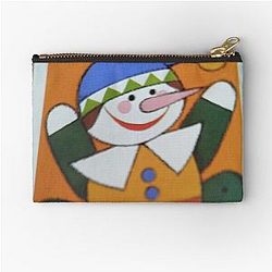Pinocchio style zipper pouch