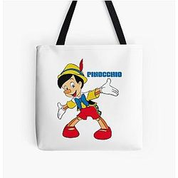 Pinocchio Cartoon Funny Tote Bag