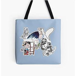 Story Lines Pinocchio Character All Over Print Tote Bag