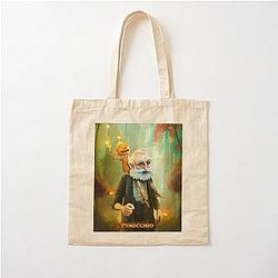 Guillermo del Toro Pinocchio Cotton Tote Bag