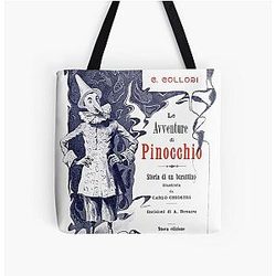 Le avventure di Pinocchio The Adventures of Pinocchio All Over Print Tote Bag