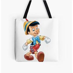 Happy Pinocchio Tote Bag