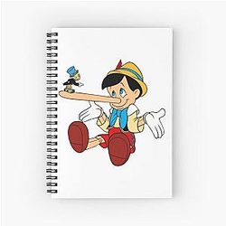 Jiminy Cricket with Pinocchio Notebook