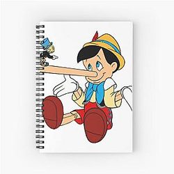 Jiminy Cricket with Pinocchio Notebook