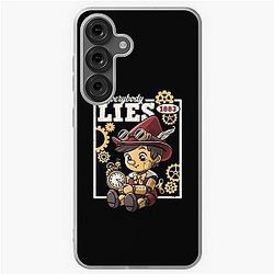 Pinocchio steampunk everyone lies Samsung Galaxy Soft Case