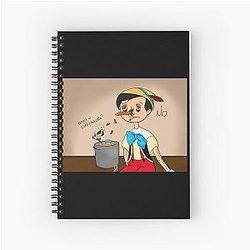 Pinocchio Spiral Notebook